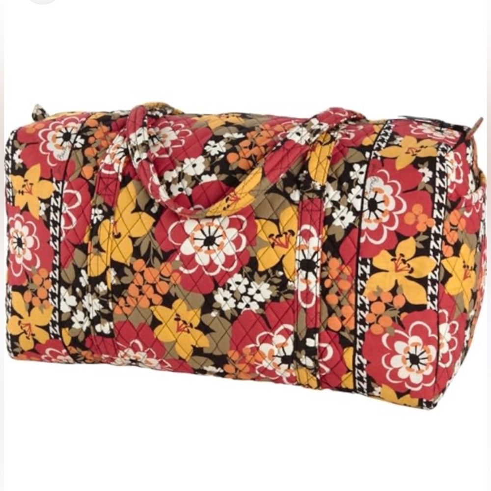 Vera Bradley Large Original Duffel Bag in the retired "Bittersweet" pattern